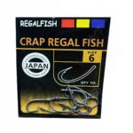 Carlige Crap Regal Fish Teflonate Marimea 6/10buc