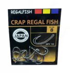 Carlige Crap Regal Fish Teflonate Marimea 8/10buc
